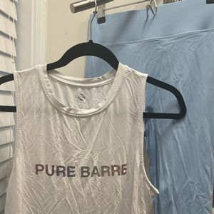 Noli Pure Barre set! Holographic Top (Large) and Sky Blue Pants (M)